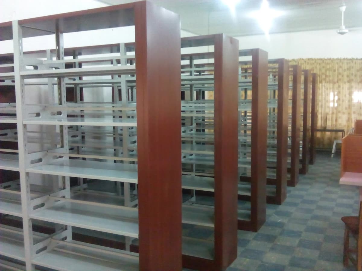 Library shelves